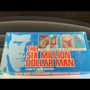 Vintage Six Million Dollar man board game.